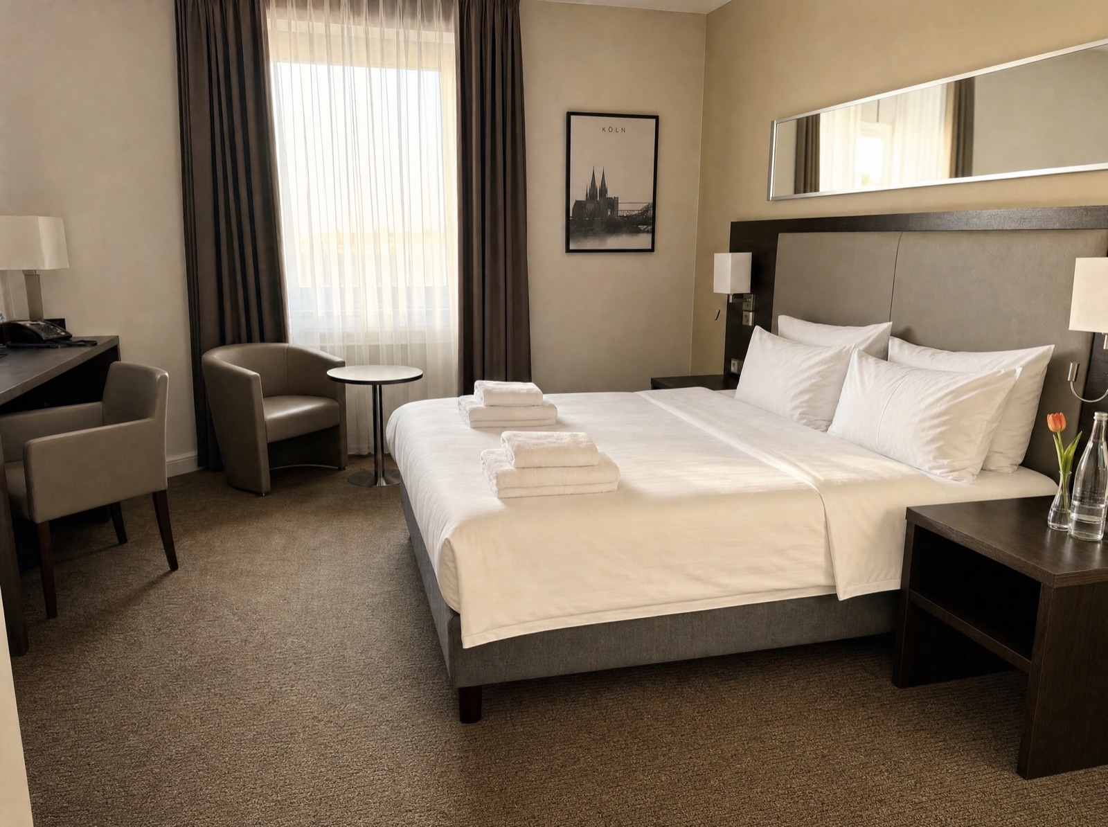 Doppelzimmer nach Reinigung
